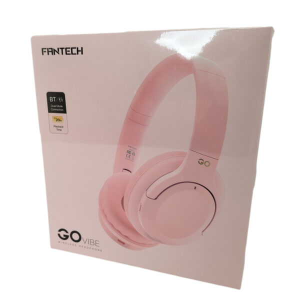 Auriculares Inalambricos con Microfono Fantech Go Vibe Rosa