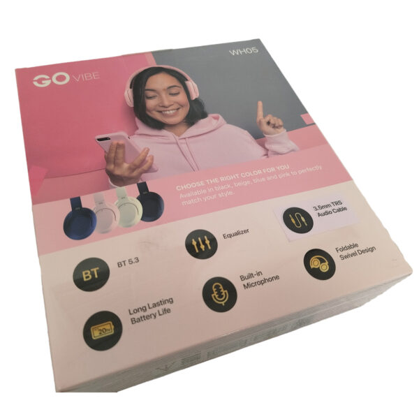 Auriculares Inalambricos con Microfono Fantech Go Vibe Rosa