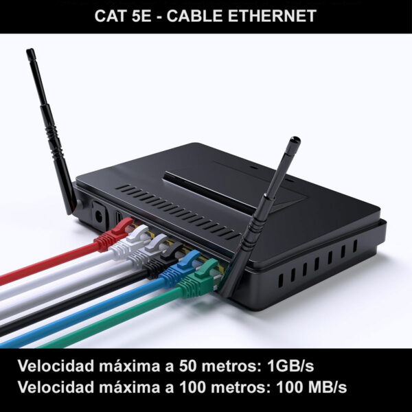 Bobina De Cable Utp Econi Cat5e 150m Aleaccion Exterior