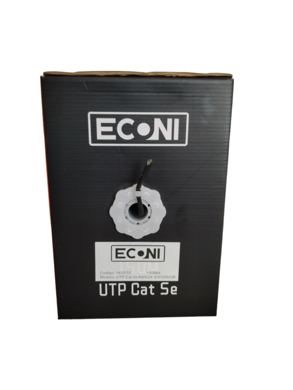 Bobina De Cable Utp Econi Cat5e 150m Aleaccion Exterior