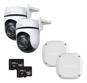Cámara Exterior Tapo C520 256gb Kit x2 y Video Instalación