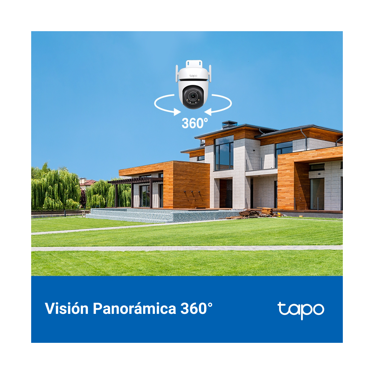 Cámara Exterior Tapo C520 256gb Kit x2 y Video Instalación