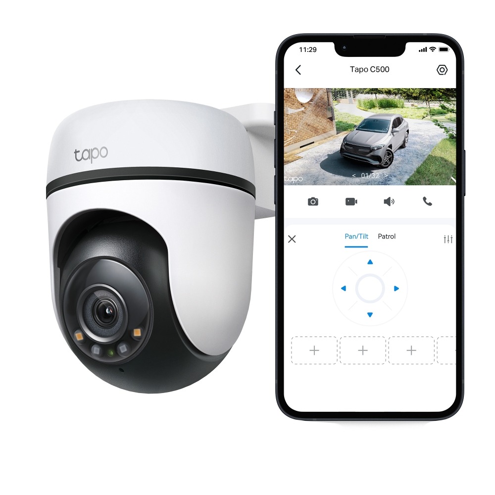 Cámara Seguridad Exterior Tp-link C500 Full Hd + 128gb