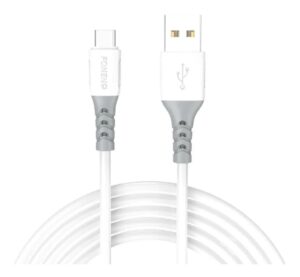 Cable Tipo C - 1Mt - 3A - Blanco - Foneng X66