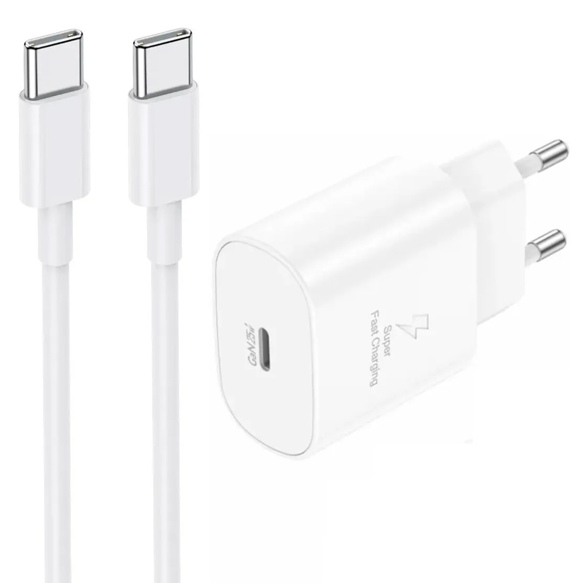 Cargador compatible con iPhone Carga Rapida Usb C 25W FONENG