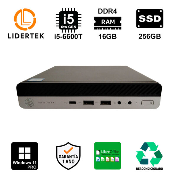 Copia - BOM - MINI PC i5-7500T - 16/256 SSD - HP 600 G3