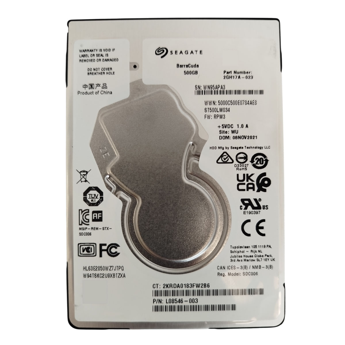 Disco Duro Pc Computadora Laptop Notebook 500Gb Seagate 2.5"