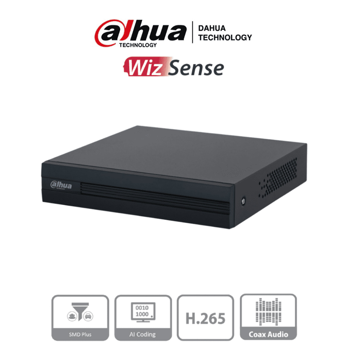Dvr Dahua 8 Canales Xvr-1b08 2Mp Con Ai + Disco 500gb