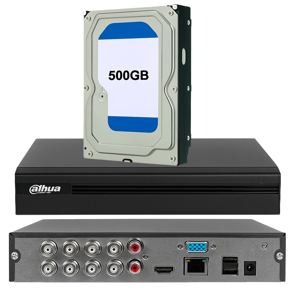 Dvr Dahua 8ch Xvr-1b08-i 1080P Full HD 1200M Inteligente