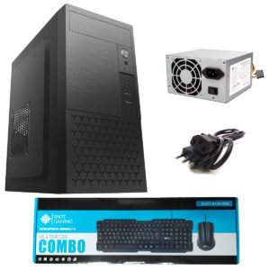 GABINETE PC SHOT GAMING SHOT-FA-5015| FUENTE + COMBO COMPLETO | NEGRO