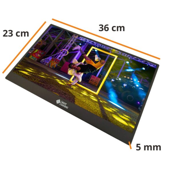 MONITOR PORTATIL 15.6" | SG156PM02| SHOT GAMING