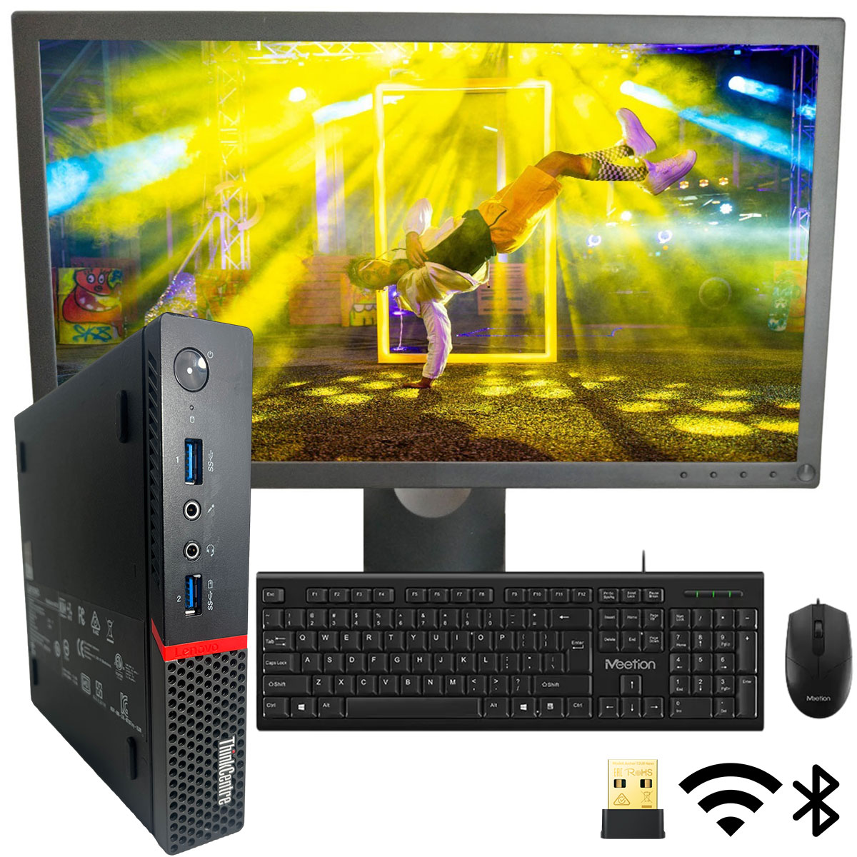 Mini Pc I5 - 16gb Ram - 240gb Ssd + Combo + Monitor + Wifi
