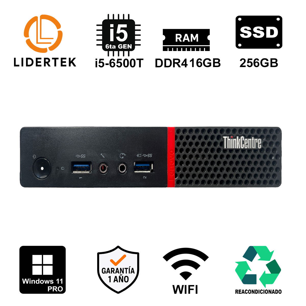 Mini Pc I5 - 16gb Ram - 240gb Ssd + Combo + Monitor + Wifi