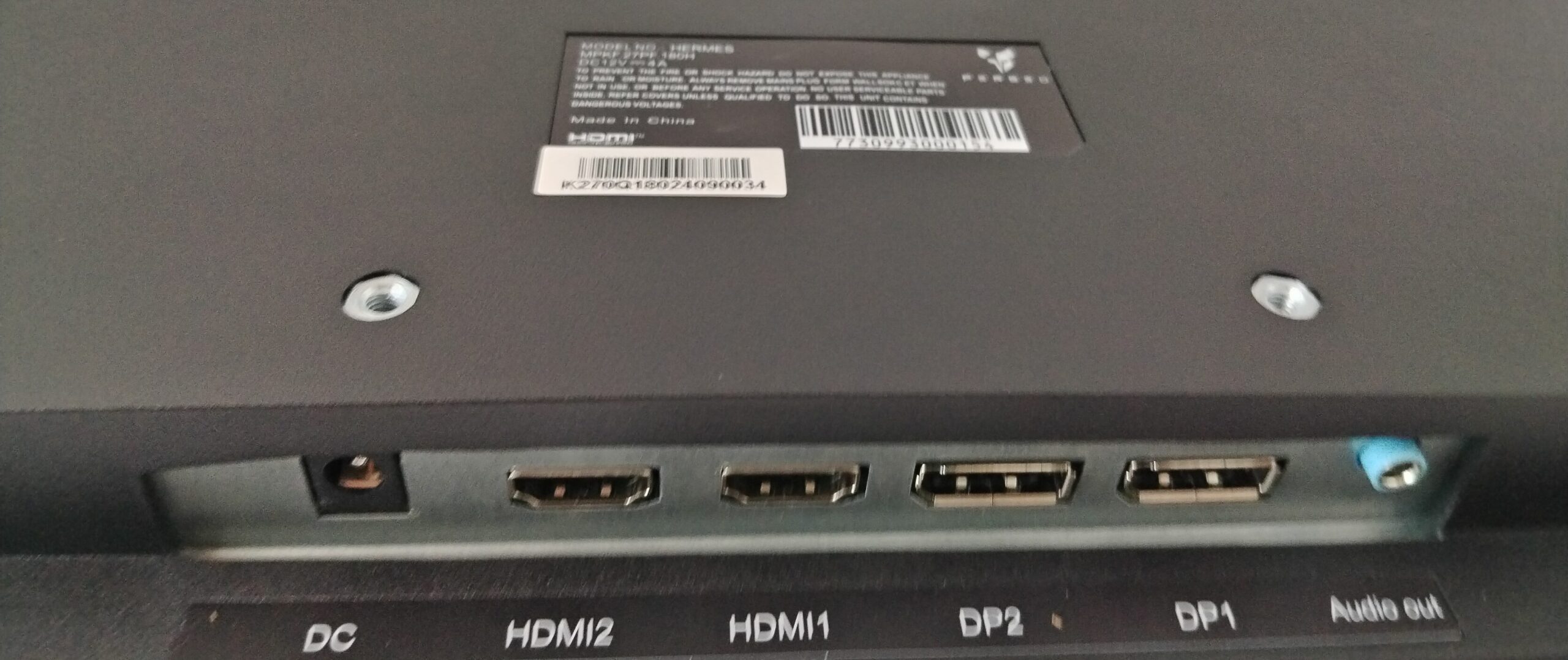 Monitor Gamer Fhd Ss Ips Hdmi Dp 200 Hz 1ms Sync PERSEO 27"