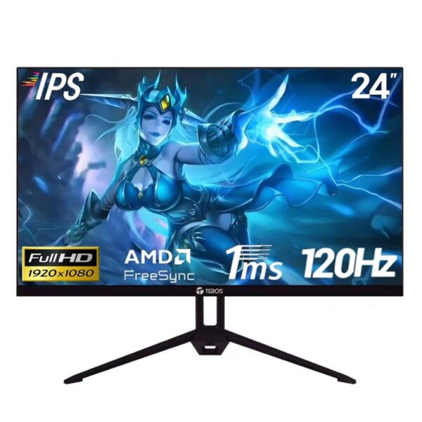 Monitor Gamer Fhd Ss Ips Hdmi Dp Vga 120 Hz 1ms Teros 24"
