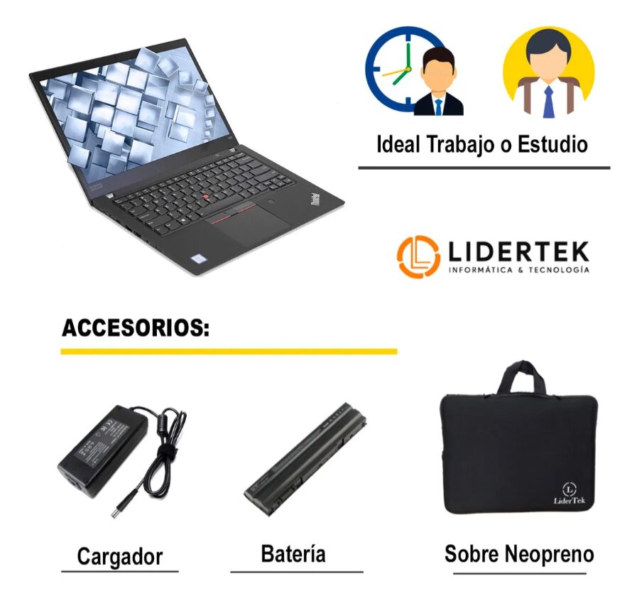 Notebook Lenovo Thinkpad i5 40gb Ram 256gb Ssd Win 11 Pro