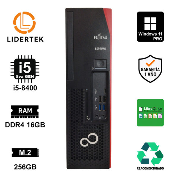Pc Computadora Escritorio Core i5 16gb Ssd 256gb Win11 D738
