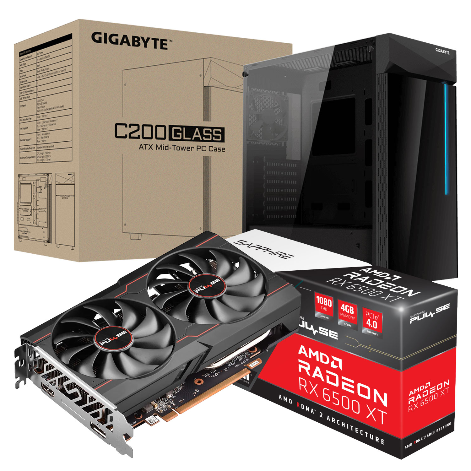 Pc Gamer Completa 16gb Ram Ssd M2 512gb Grafica 4gb RX6500