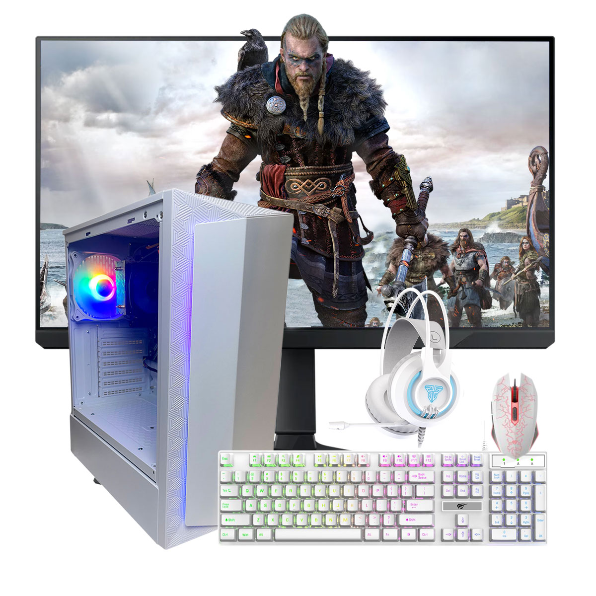 Pc Torre Gamer I5 + Monitor | Nvidia 4gb Ssd 960gb 16gb Ram