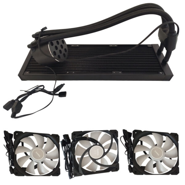 REFRIGERACION LIQUIDA - X3 FANES - NEGRO - SAMA CY360MM