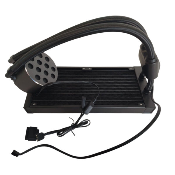 Refrigeracion Liquida Pc Argb 3 Fanes 360mm Sama Cy240 Negro
