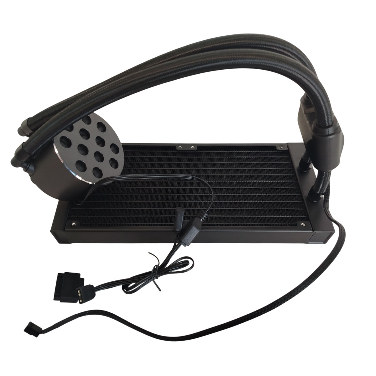 Refrigeracion Liquida Pc Argb 3 Fanes 360mm Sama Cy240 Negro