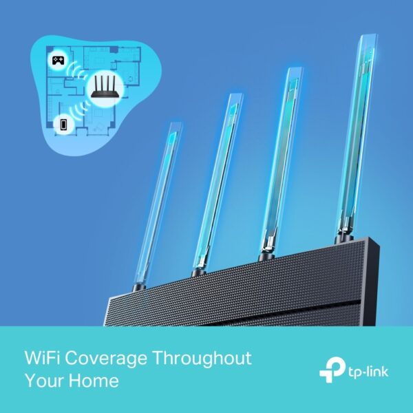 Router Wifi 6 Tp-link Ax12 Gigabit Dual Band 1500 Mbps