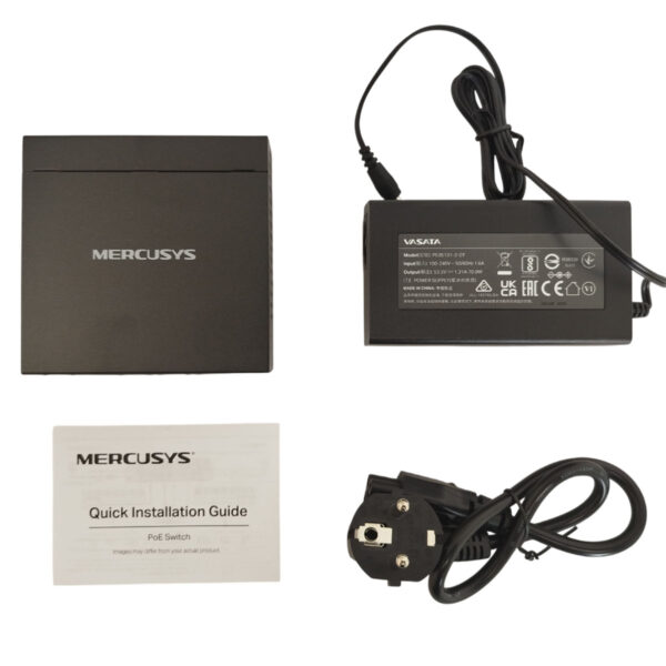Switch Gigabit Puertos Poe+ 5 Puertos Mercusys Ms105Gp 1Gbps