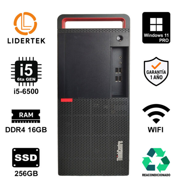 Torre Computadora Pc I5 - 16gb Ram - 240gb Ssd - Win10 Wifi