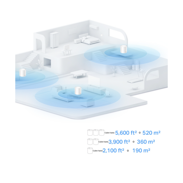 Sistema Wifi Mesh Tp-link Deco X10 Gigabit Wifi6 Pack x3 - Imagen 5