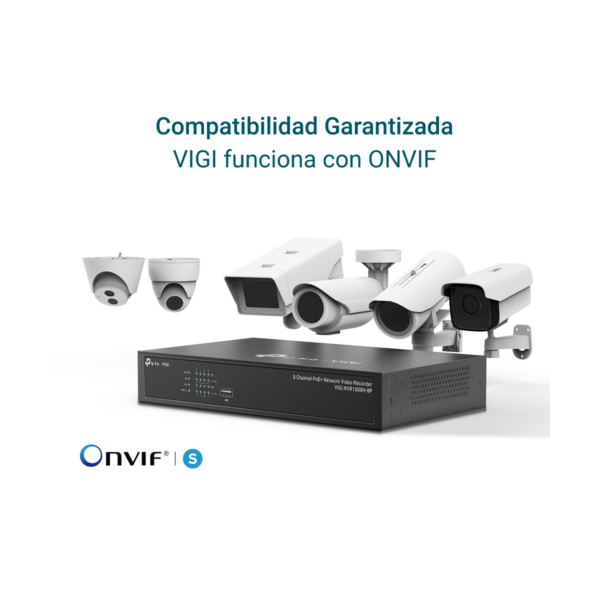 Nvr Tp-Link Vigi Nvr1008H-8P 8 Canales Poe+ - Imagen 7