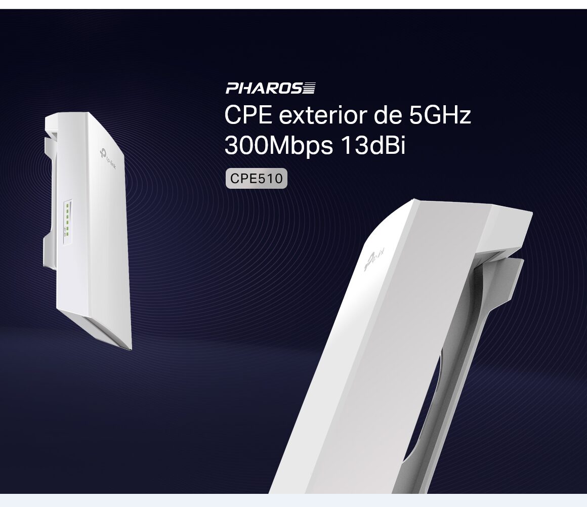 Antena Exterior Tp-link Cpe510 Punto Acceso 5GHz 300Mbps