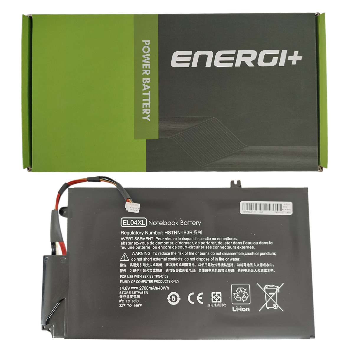 Bateria Compatible para Notebook Hp El04x Envy 4 | Pavilion