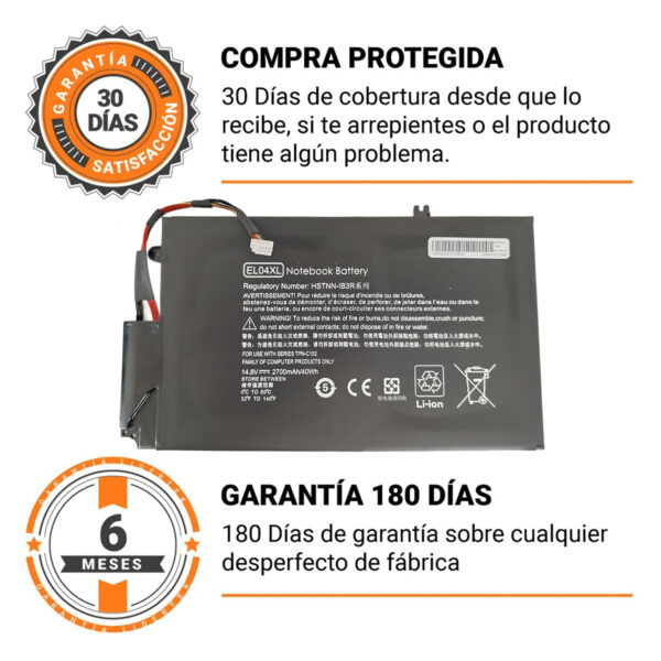 Bateria Compatible para Notebook Hp El04x Envy 4 | Pavilion