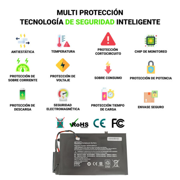 Bateria Compatible para Notebook Hp El04x Envy 4 | Pavilion