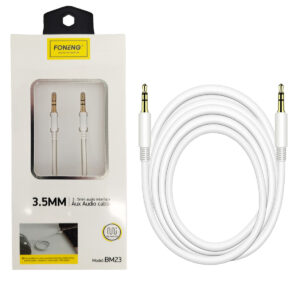 CABLE AUDIO 3.5MM - 1MT - BLANCO - FONENG BM23