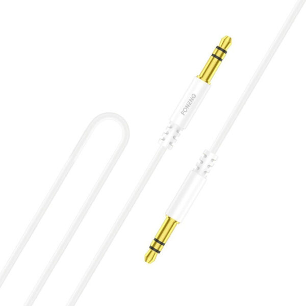 CABLE AUDIO 3.5MM - 1MT - BLANCO - FONENG BM23