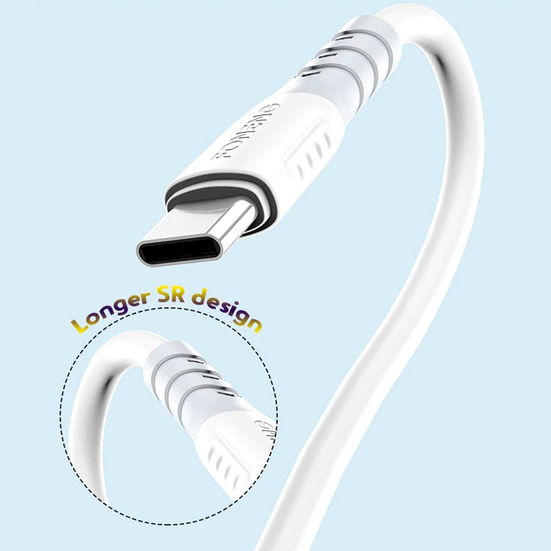 CABLE TIPO C - 2MT - 3A - BLANCO - FONENG X66