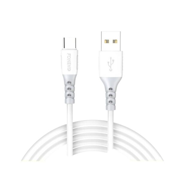 CABLE TIPO C - 2MT - 3A - BLANCO - FONENG X66