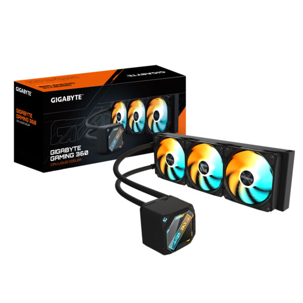 COOLER CPU LIQUIDA | GAMING 360 ARGB 3x120mm 3 FANES | GIGABYTE
