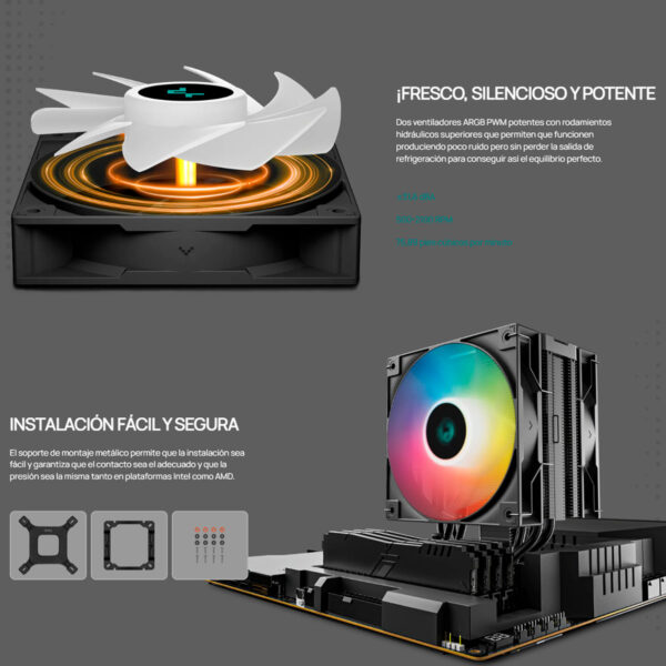 COOLER DEEPCOOL DIGITAL PLUS AG400