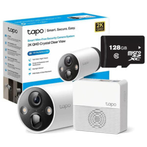 Cámara Seguridad Exterior A Bateria Tapo C420s1 Memoria 128g