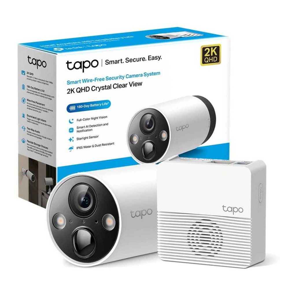 Cámara Seguridad Exterior A Bateria Tapo C420s1 Memoria 128g
