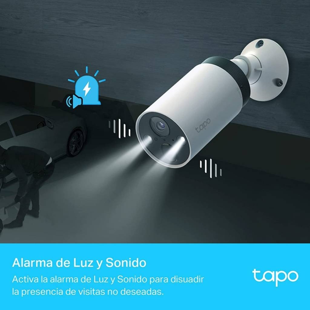 Cámara Seguridad Exterior A Bateria Tapo C420s1 Memoria 128g