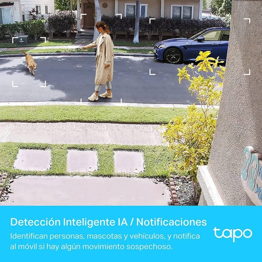 Cámara Seguridad Exterior A Bateria Tapo C420s1 Memoria 128g