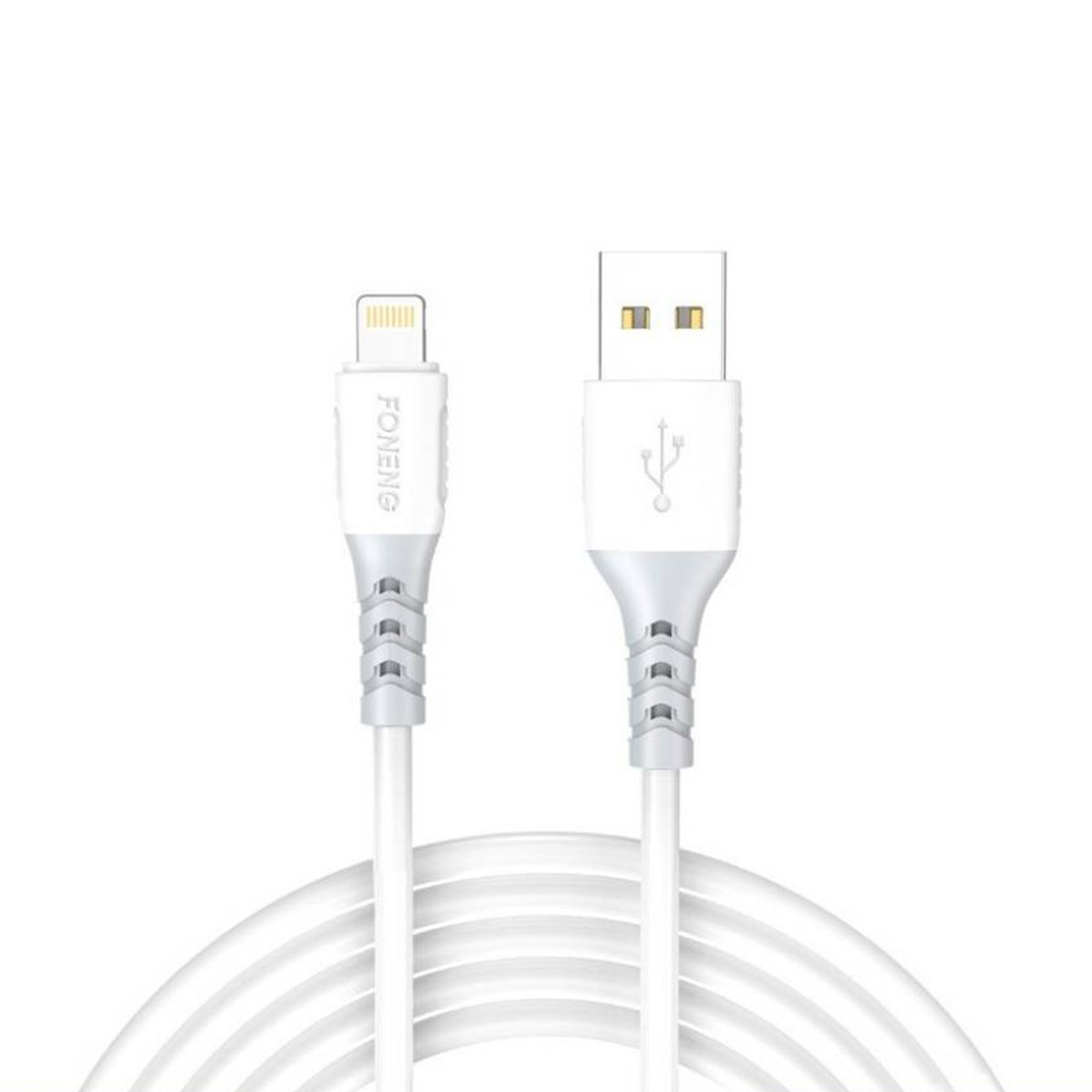 Cable Foneng Para IPhone de Usb C a Lightning, Largo 2mts, Corriente 3A, Carga Rápida