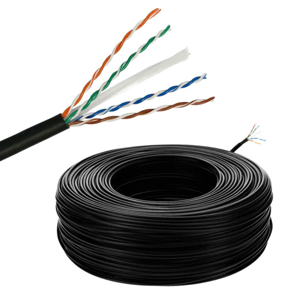 Cable Red Utp Ethernet Cat6 Exterior 100% Cobre 100mts