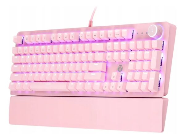 Combo Gamer Rosa Mouse + Teclado + Auriculares + Parlantes