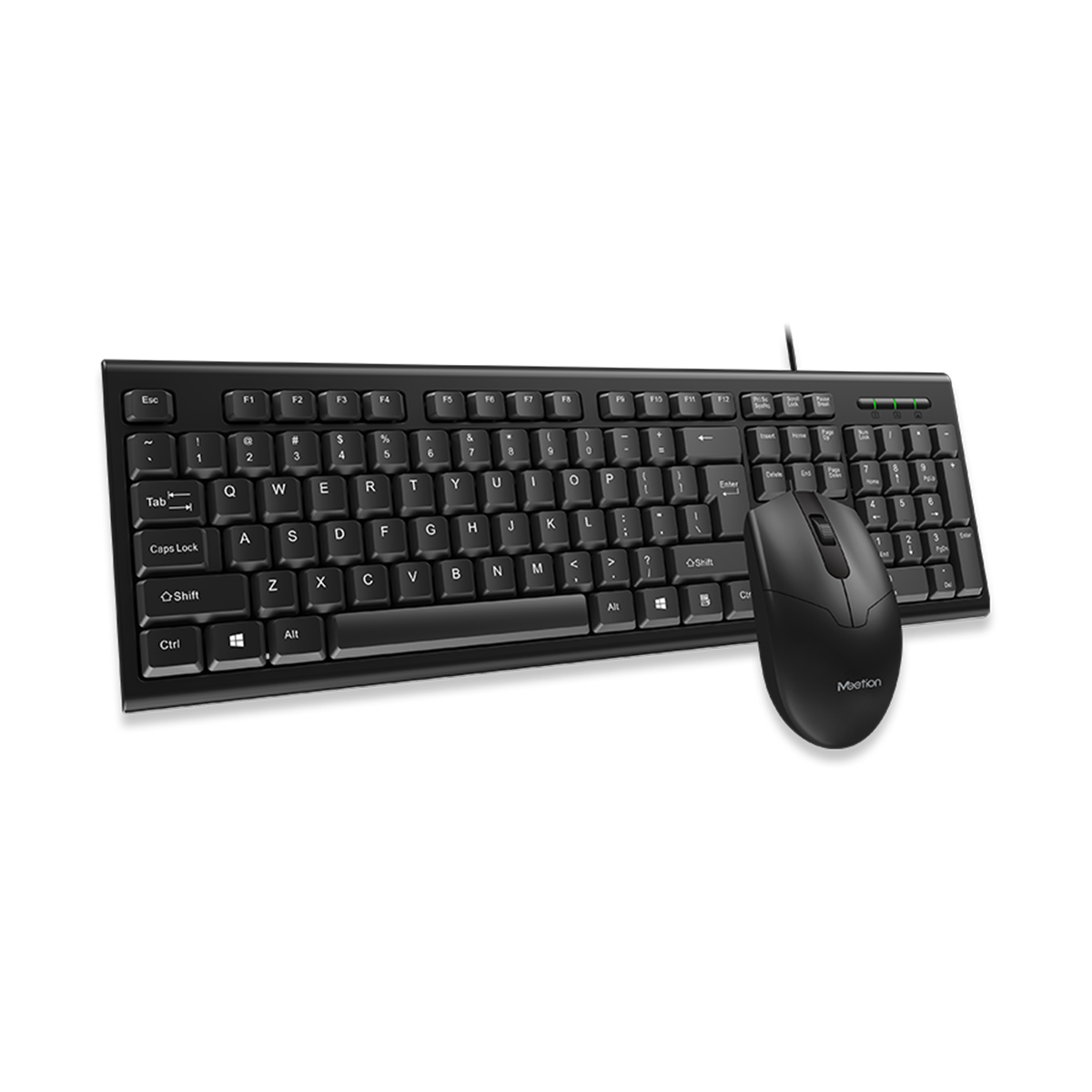 Combo Kit Teclado Y Mouse Usb Cableado Para Pc Computadora