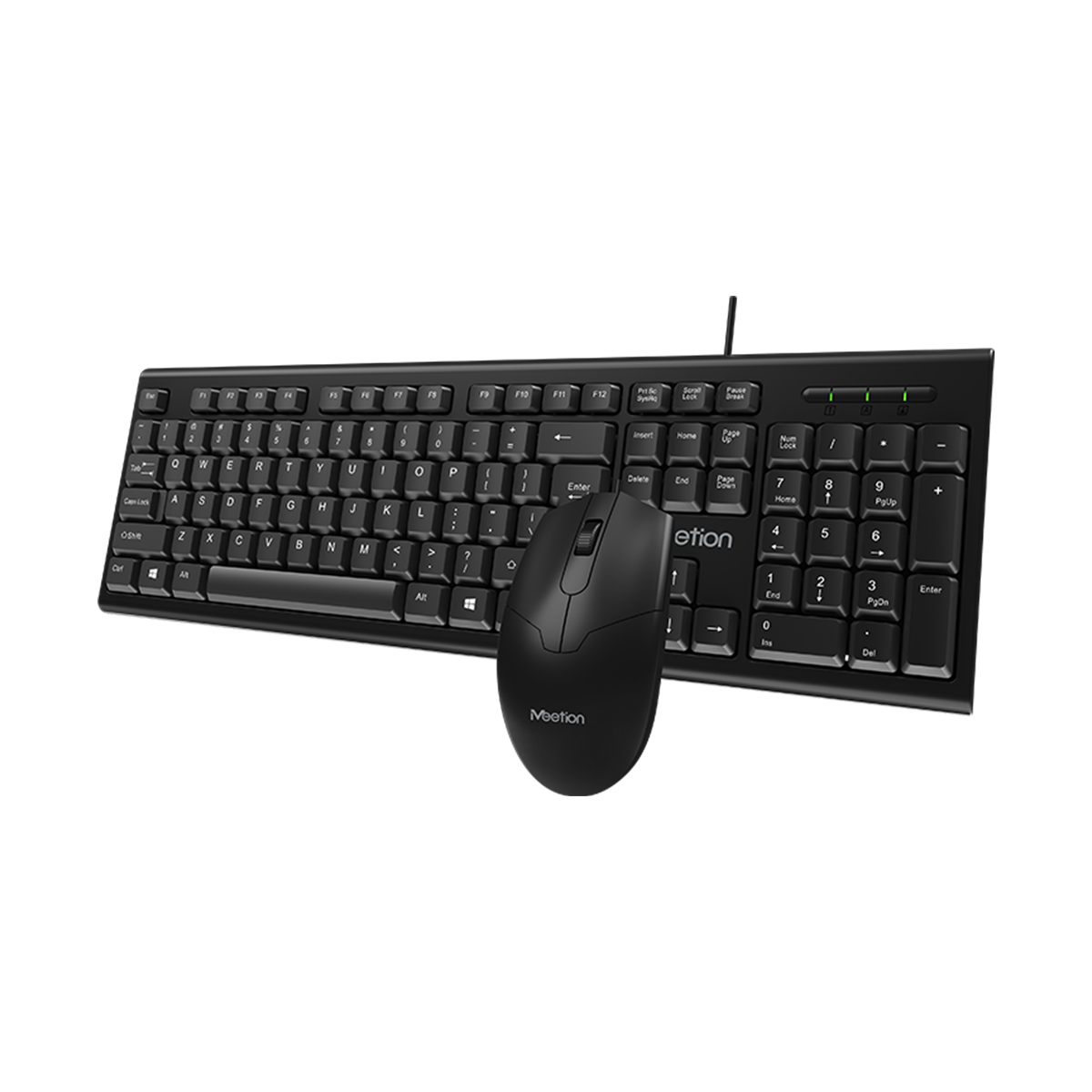 Combo Kit Teclado Y Mouse Usb Cableado Para Pc Computadora